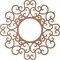 Ekena Millwork Reims Wood Fretwork Pierced Ceiling Medallion, Wood (Paint Grade), 26"OD x 9 7/8"ID x 3/8"T CMWP26X26X0375REMF - alternate 3